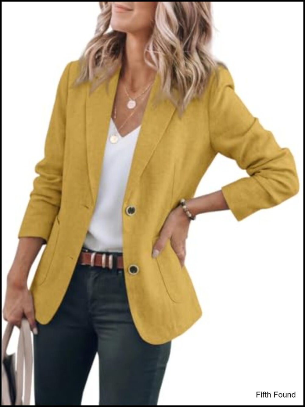 Womens Cotton Linen Blazer Long Sleeve Loose Casual Jacket